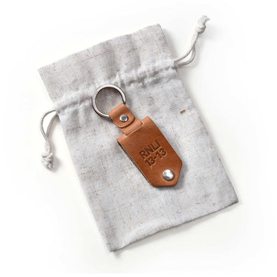 Launch a Memory Leather Photo Keyring, Swanage