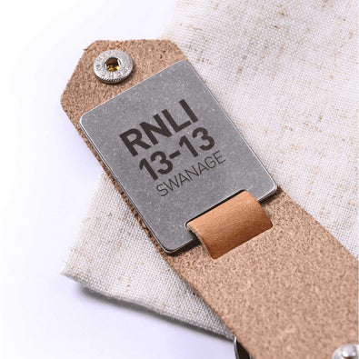 Launch a Memory Leather Photo Keyring, Swanage