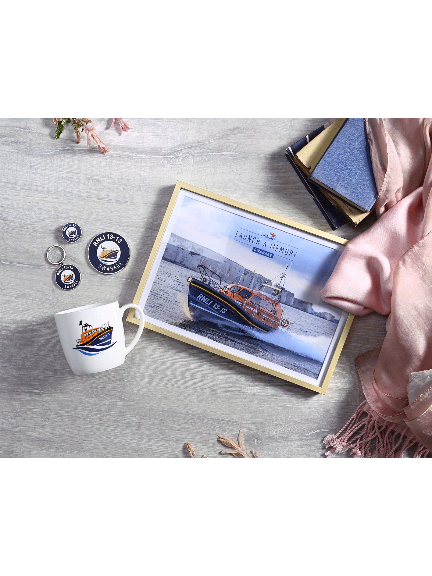 Launch a Memory Lifeboat Photo Print, Swanage