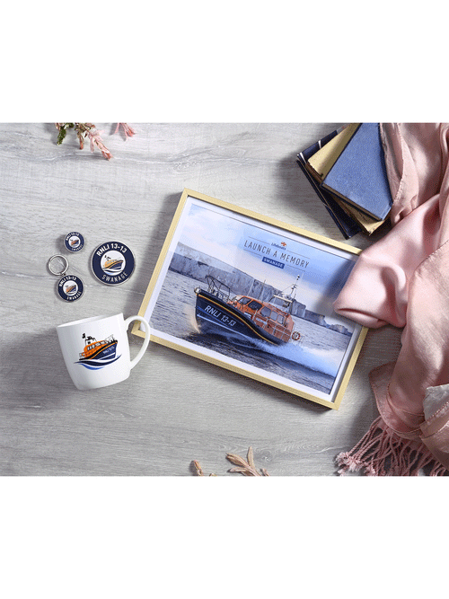 Launch a Memory Lifeboat Photo Print, Swanage