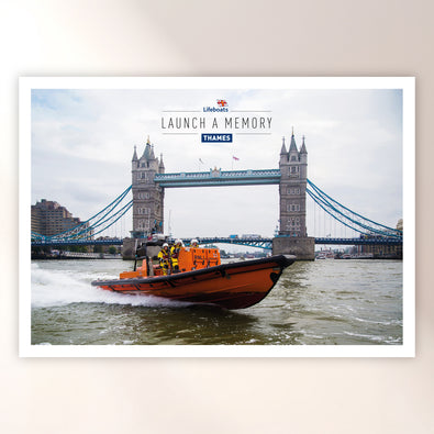 Launch a Memory Lifeboat Photo Print, Thames