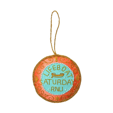 Lifeboat Saturday Embroidered Decoration