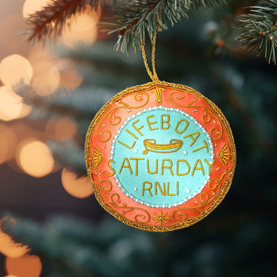 Lifeboat Saturday Embroidered Decoration