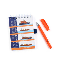 Lifeboat Statistics A6 Pad with Pen