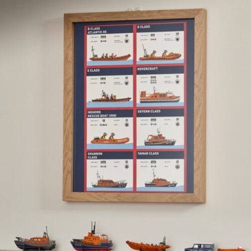Lifeboat Statistics Photo Print