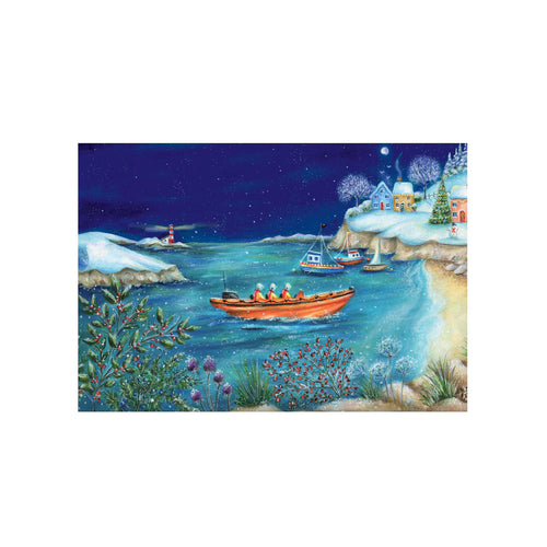 Lifeboat Variety Box of Christmas Cards 2026, Pack of 12