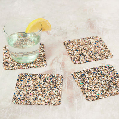 Liga Beach Clean Coasters, Set of 4