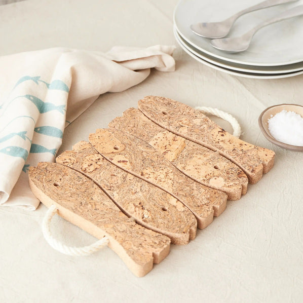 Liga Five Fish Cork Trivet