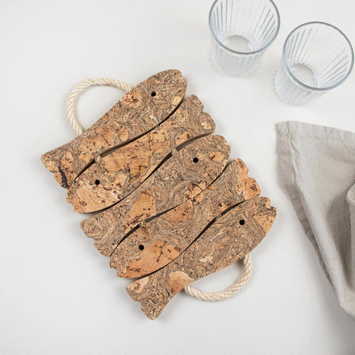 Liga Five Fish Cork Trivet