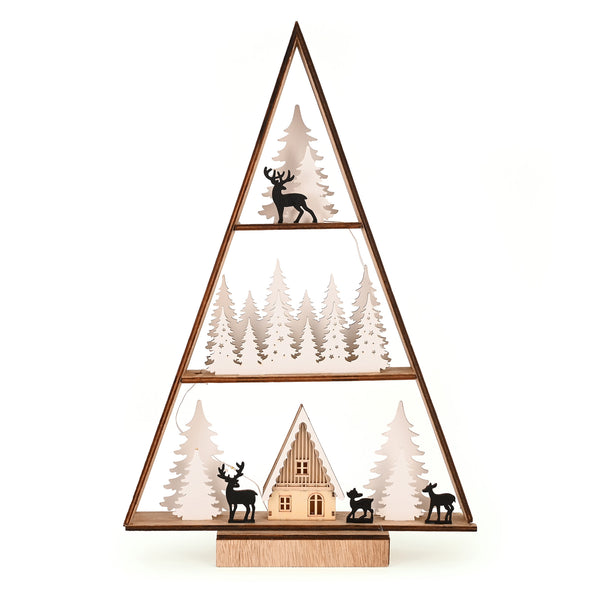 Light-up Woodland Forest Standing Decoration