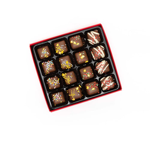 Linden Lady Chocolate Covered And Decorated Fudge Pieces