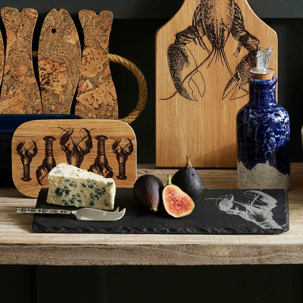 Lobster Mini Cheeseboard and Knife Set