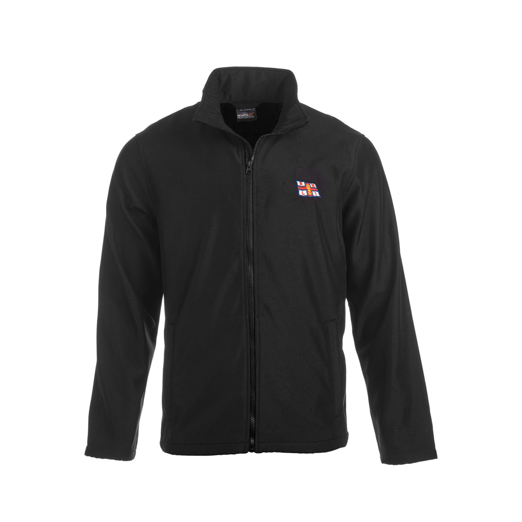 Men's RNLI Flag Ablaze Softshell Jacket, Black | RNLI Shop