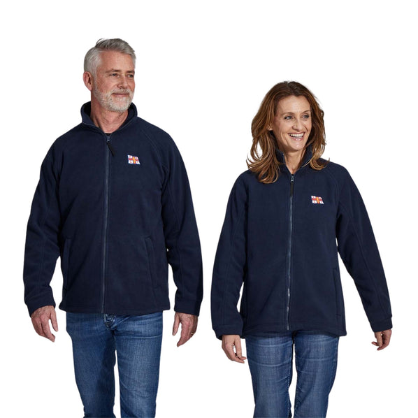 Men's RNLI Flag Full-Zip Fleece, Navy