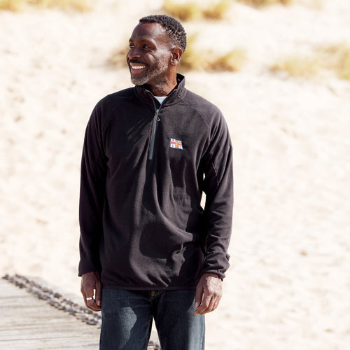 Men's RNLI Flag Navigate Half-Zip Fleece
