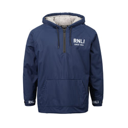 Men's RNLI Since 1824 Waterproof Fleece Hoodie, Navy