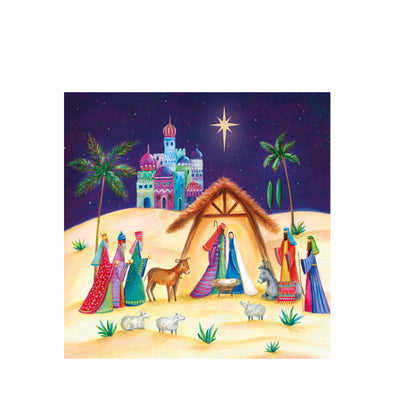An RNLI Nativity Christmas Card.
