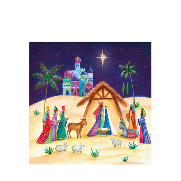 An RNLI Nativity Christmas Card.