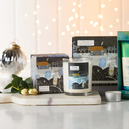 Nutmeg and Cinnamon Boxed Candle