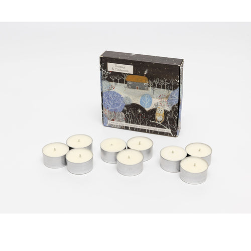 Nutmeg and Cinnamon Boxed Tea Lights