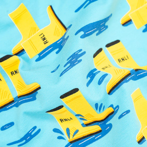 Oddballs RNLI Yellow Welly Men's Boxer Short