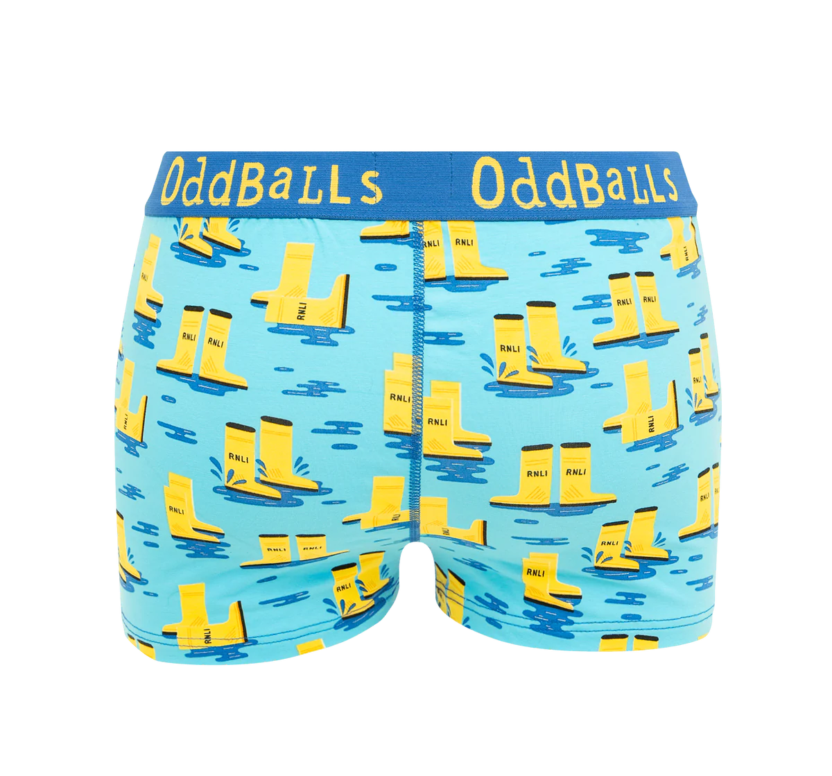 Oddballs RNLI Yellow Welly Women's Boxer Short