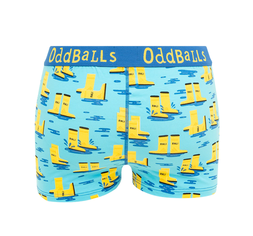Oddballs RNLI Yellow Welly Women's Boxer Short