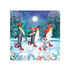 PENGUINS ON ICE CHRISTMAS CARDS 2026