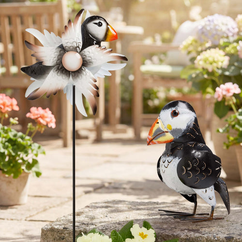 Puffin Garden Stake Spinner