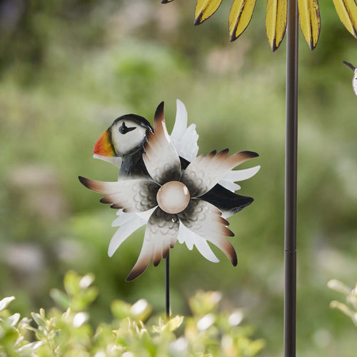 Puffin Garden Stake Spinner