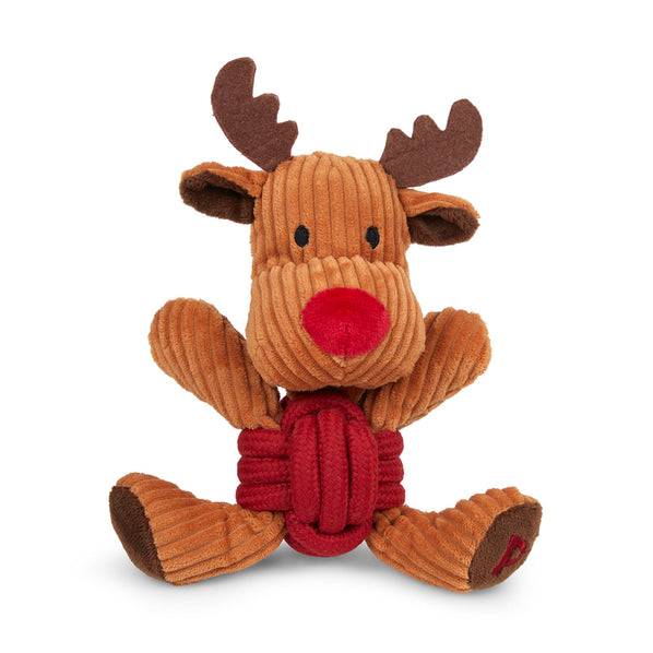 Riley Reindeer Rope Ball Dog Toy
