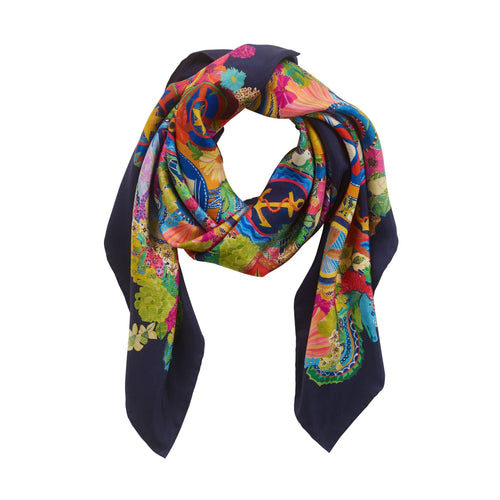 The RNLI 200 Limited Scarf, featuring a colourful RNLI design.