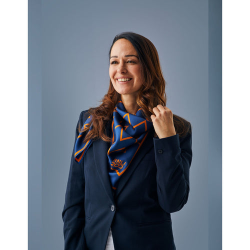 RNLI 200 Zig Zag Silk Scarf