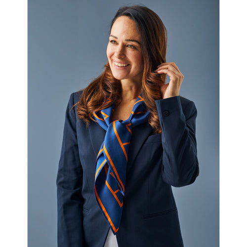 RNLI 200 Zig Zag Silk Scarf