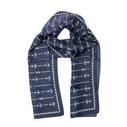 RNLI Anchor Silk Scarf