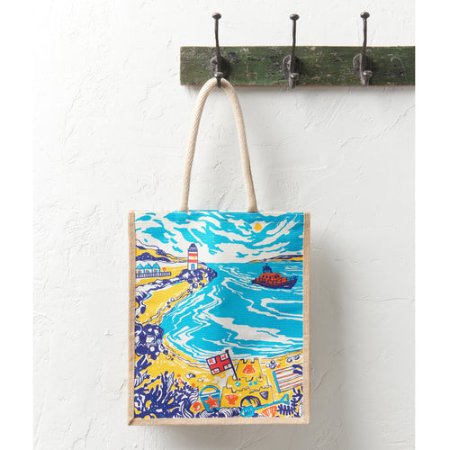 RNLI Beachscape Jute Shopper