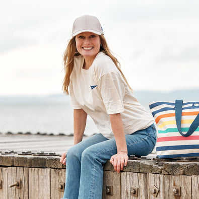 RNLI Burgee Unisex T-Shirt, Stone