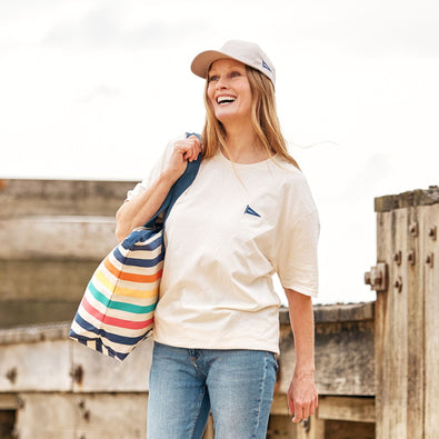 RNLI Burgee Unisex T-Shirt, Stone