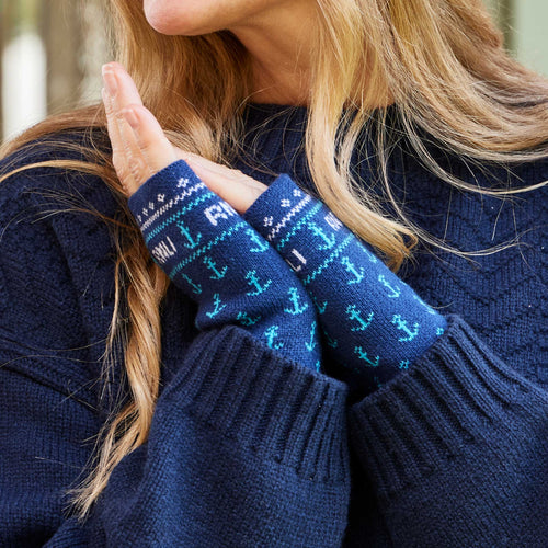 RNLI CHRISTMAS KNITTED HANDWARMERS