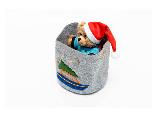 RNLI Christmas Lifeboat Felt Gift Bag, Small