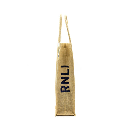 RNLI CHRISTMAS PUFFIN IN SOU'WESTER BOTTLE BAG