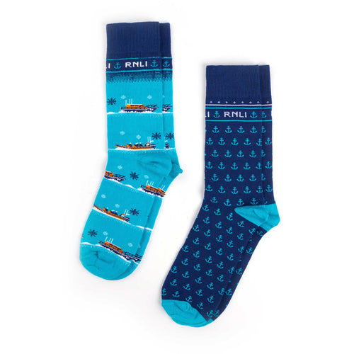 RNLI Christmas Socks, Pack of Two