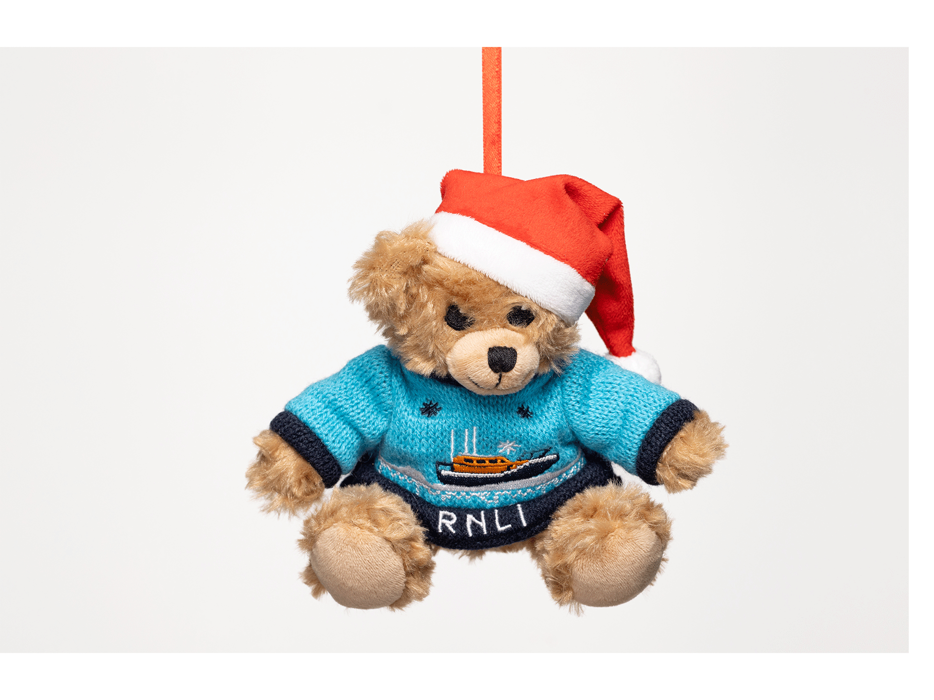 RNLI Christmas Teddy Hanging Decoration