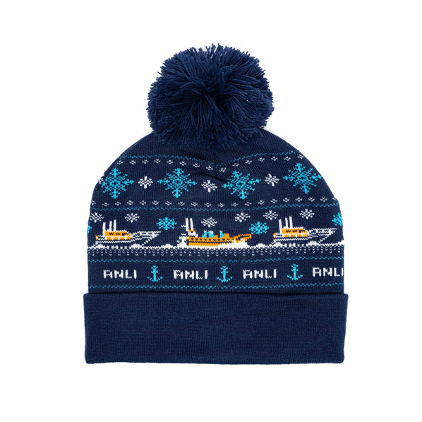RNLI Christmas Unisex Bobble Hat