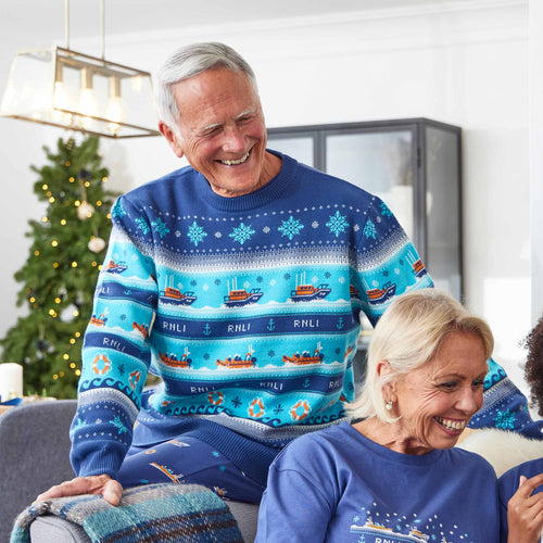 RNLI Christmas Unisex Knitted Jumper