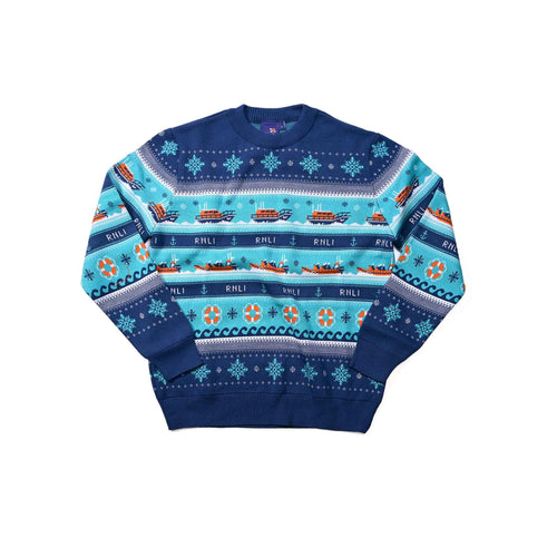 RNLI Christmas Unisex Knitted Jumper