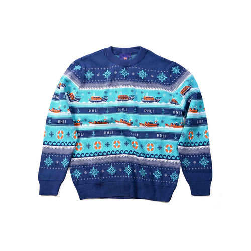 RNLI Christmas Unisex Knitted Jumper