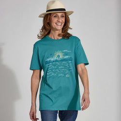 RNLI Coast to Coast Women’s T-Shirt, Blue
