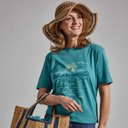 RNLI Coast to Coast Women’s T-Shirt, Blue