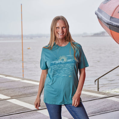 RNLI Coast to Coast Women’s T-Shirt, Blue